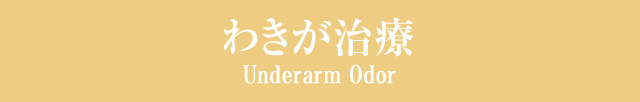 わきが治療 Underarm Odor